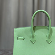 Hermès Vert Criquet Birkin Sellier 25 Epsom Gold Hardware