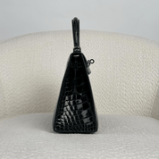 Hermès Vert Cypres Kelly Sellier 25 Alligator Mississippiensis Gold Hardware