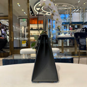 Hermès Vert De Gris Kelly Sellier 28 Epsom Gold Hardware