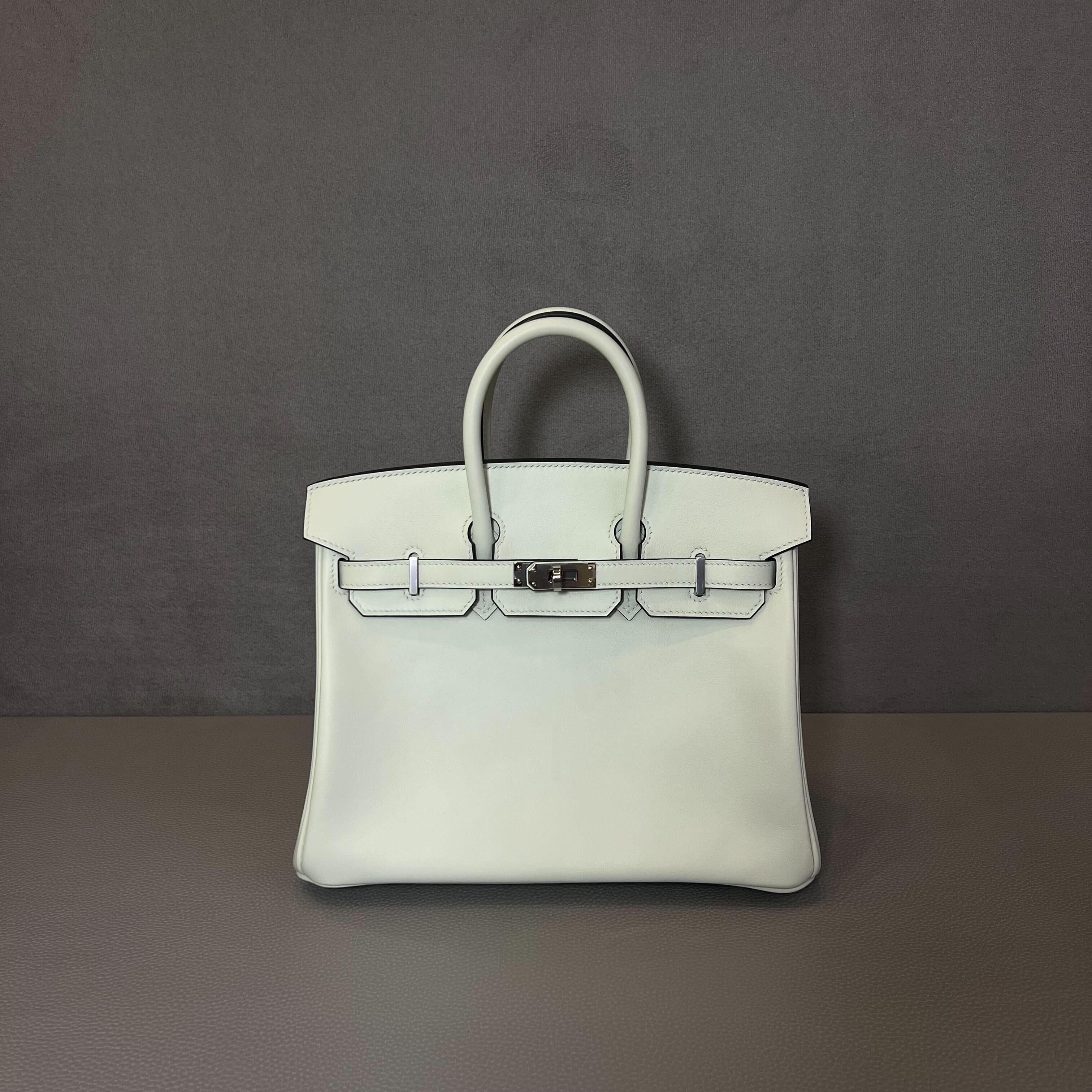 Hermès Vert Fizz Birkin 25 Swift Calfskin Palladium Hardware