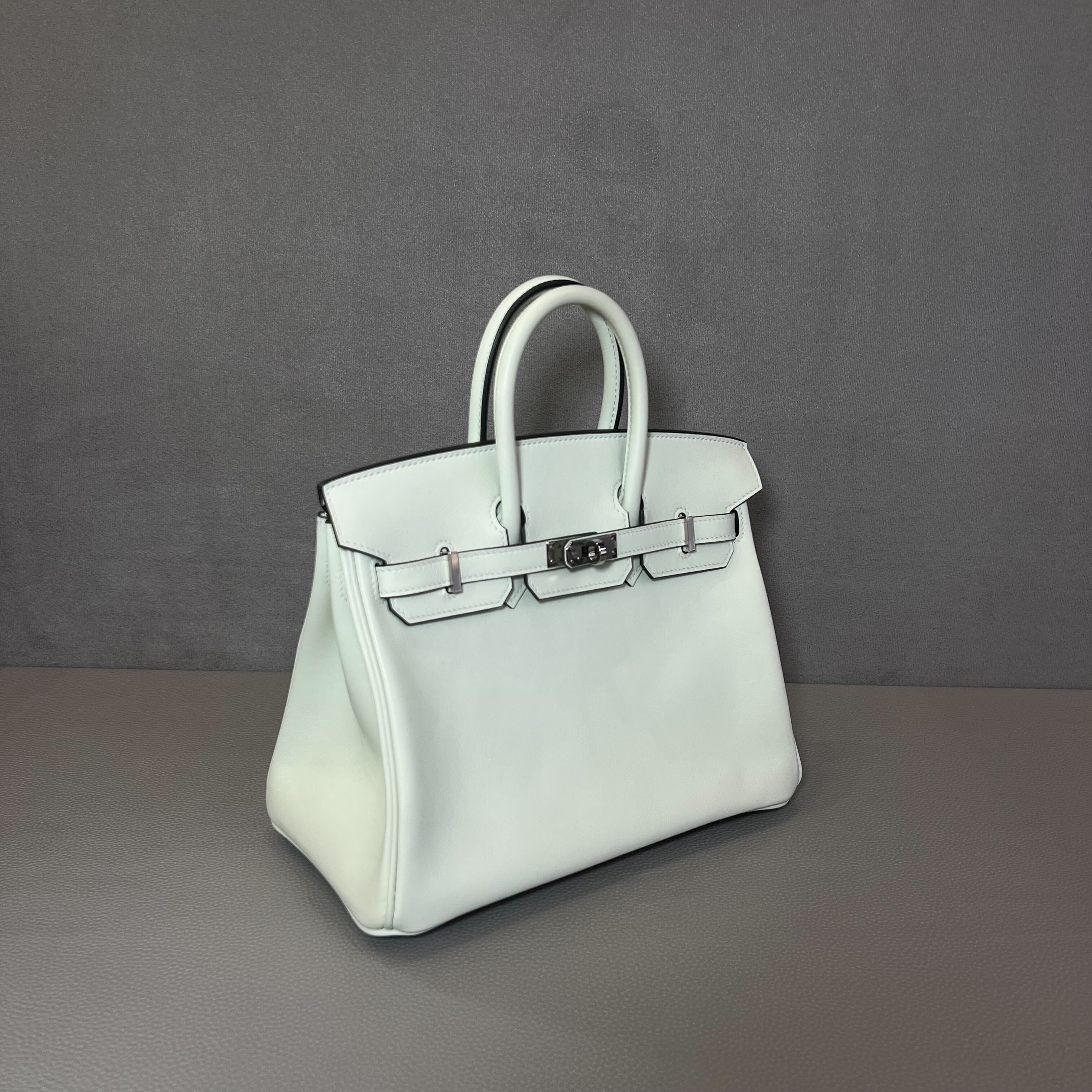 Hermès Vert Fizz Birkin 25 Swift Calfskin Palladium Hardware