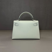 Hermès Vert Fizz Mini Kelly Sellier 20 Epsom Palladium Hardware