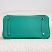 Hermès Vert Jade Birkin 25 Epsom Gold Hardware