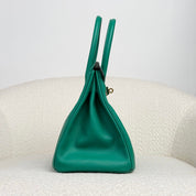 Hermès Vert Jade Birkin 25 Epsom Gold Hardware