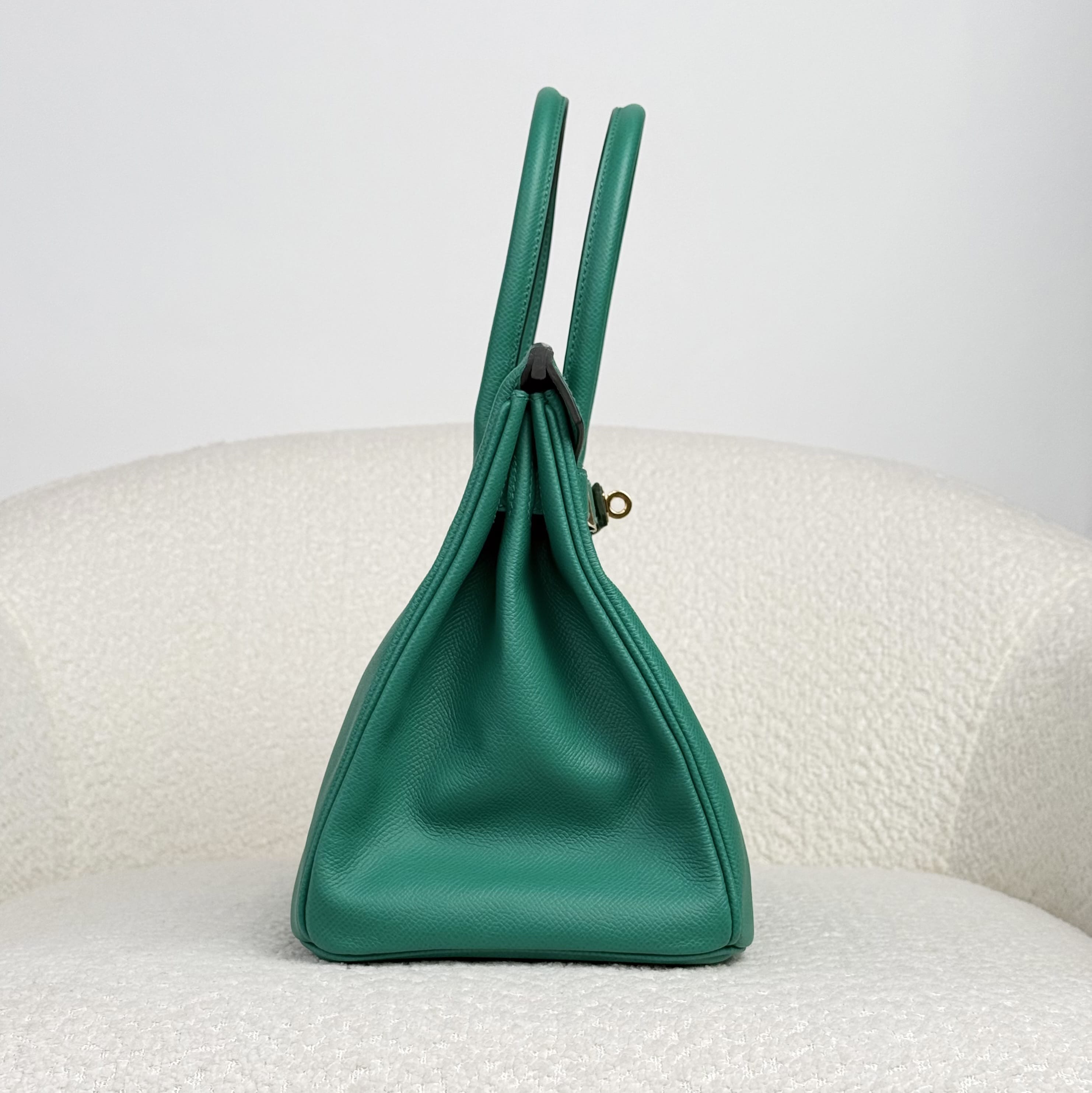 Hermès Vert Jade Birkin 25 Epsom Gold Hardware