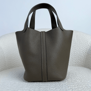 Hermès Vert Loden Picotin 18 Taurillon Clemence Gold Hardware