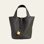 Hermès Vert Loden Picotin 18 Taurillon Clemence Gold Hardware
