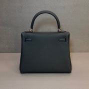 Hermès Vert Mangrove Kelly Retourne 25 Togo Palladium Hardware