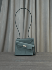Hermès Vert Mangrove Mini Kelly En Desordre 20 Permabrass Hardware Limited Edition