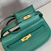Hermes Vert Moyen Kelly Moove Swift Gold Hardware