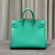 Hermès Vert Vertigo Birkin 25 Togo Palladium Hardware