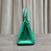 Hermès Vert Vertigo Birkin 25 Togo Palladium Hardware