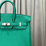 Hermès Vert Vertigo Birkin 25 Togo Palladium Hardware