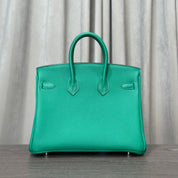 Hermès Vert Vertigo Birkin 25 Togo Palladium Hardware