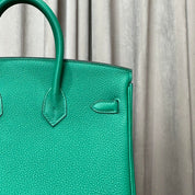 Hermès Vert Vertigo Birkin 25 Togo Palladium Hardware