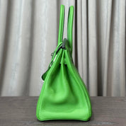 Hermès Vert Yucca Birkin 30 Togo Palladium Hardware