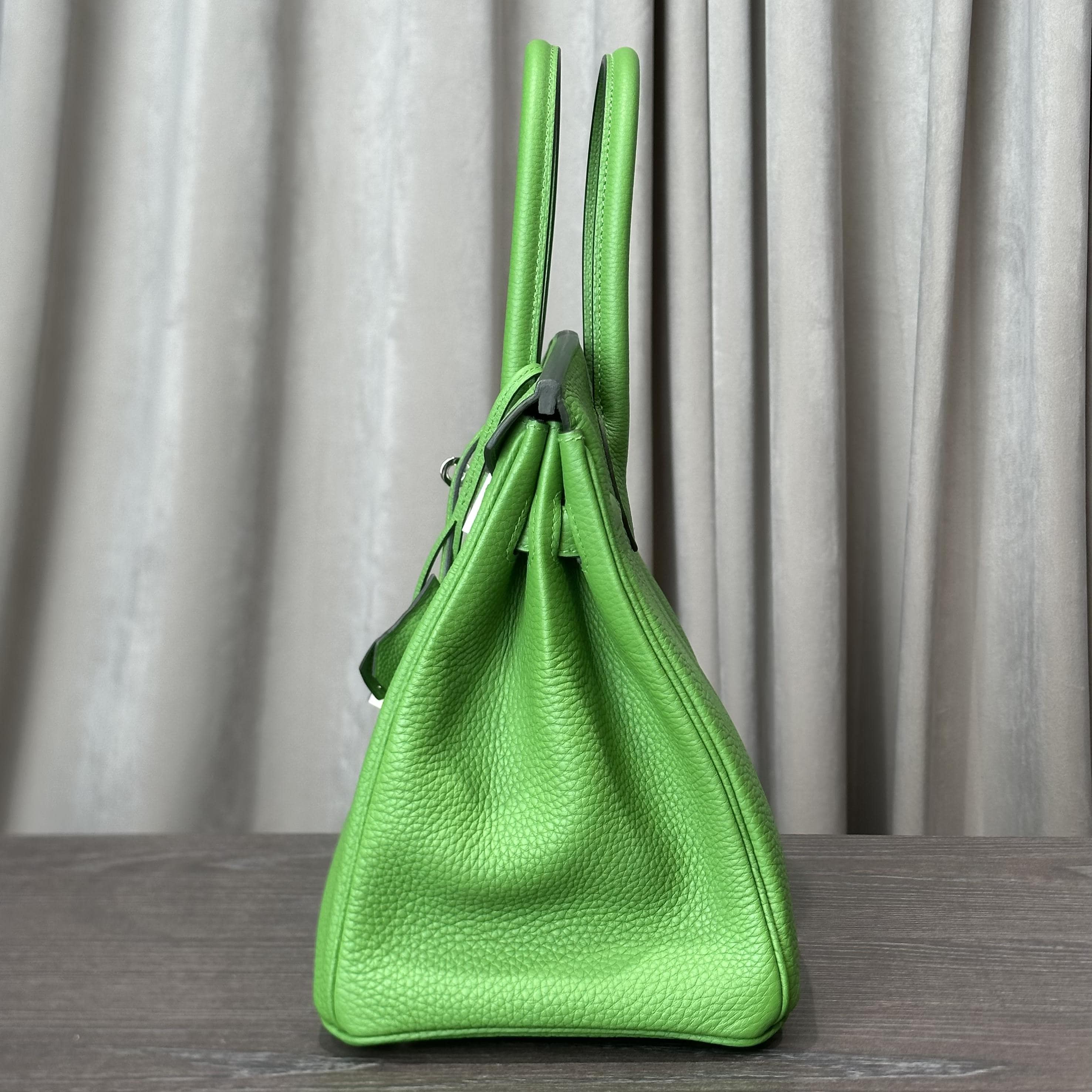 Hermès Vert Yucca Birkin 30 Togo Palladium Hardware