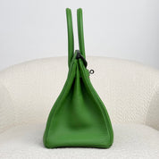 Hermès Vert Yucca Birkin 30 Togo Palladium Hardware