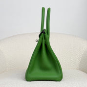Hermès Vert Yucca Birkin 30 Togo Palladium Hardware