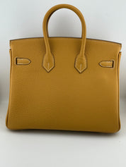 Hermès Birkin 25 Togo Calfskin Naturel Sable Gold Hardware