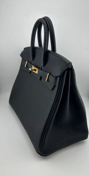 Hermès Birkin 25 Noir Togo Leather Gold Hardware