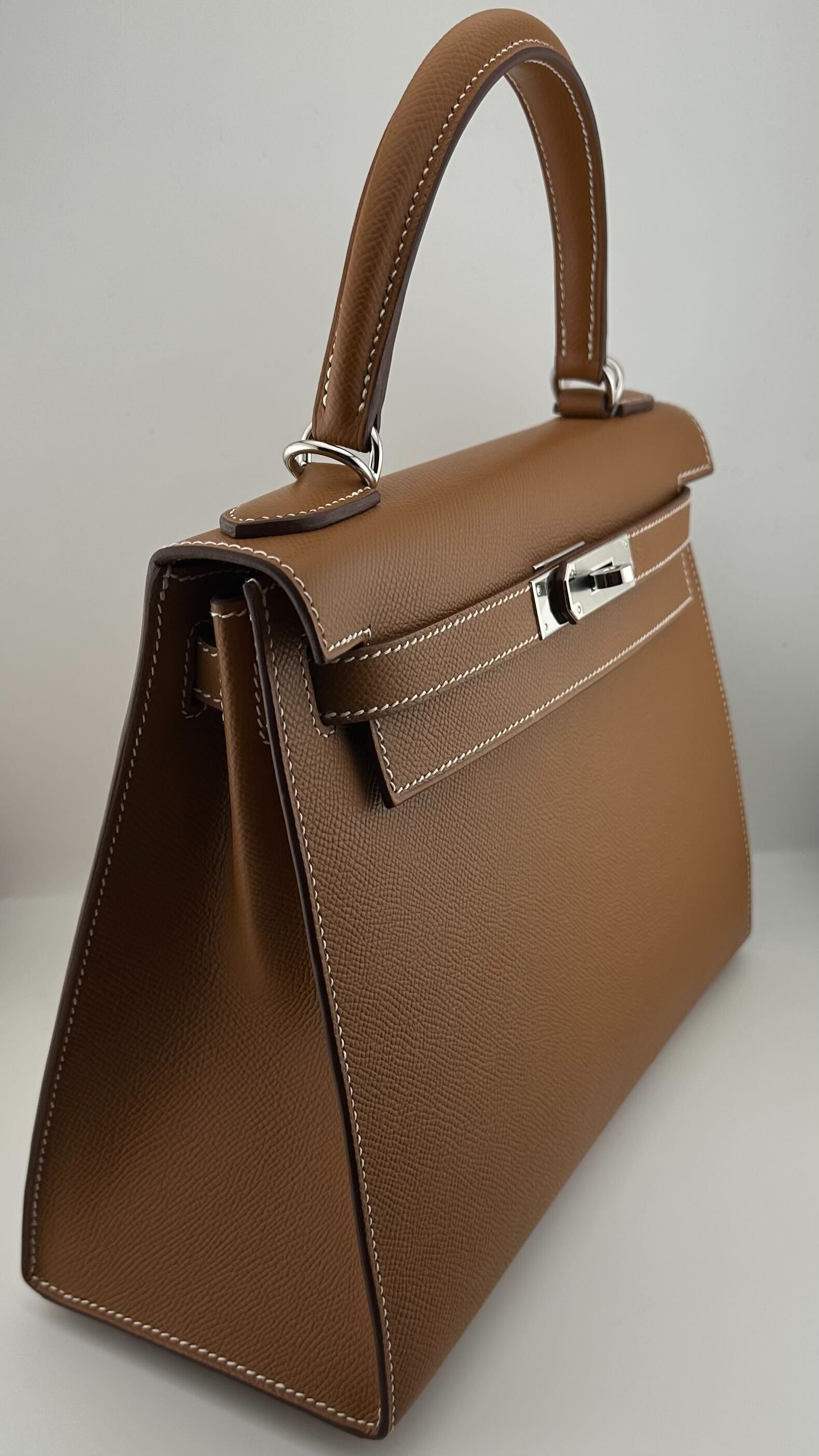 Hermès Kelly II 28 Sellier Epsom Gold Palladium Hardware