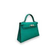 Hermès Kelly 20 Vert Jade Epsom Palladium Hardware