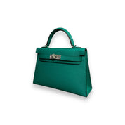 Hermès Kelly 20 Vert Jade Epsom Palladium Hardware