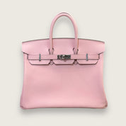 Hermès Birkin 25 Swift Rose Sakura Palladium Hardware