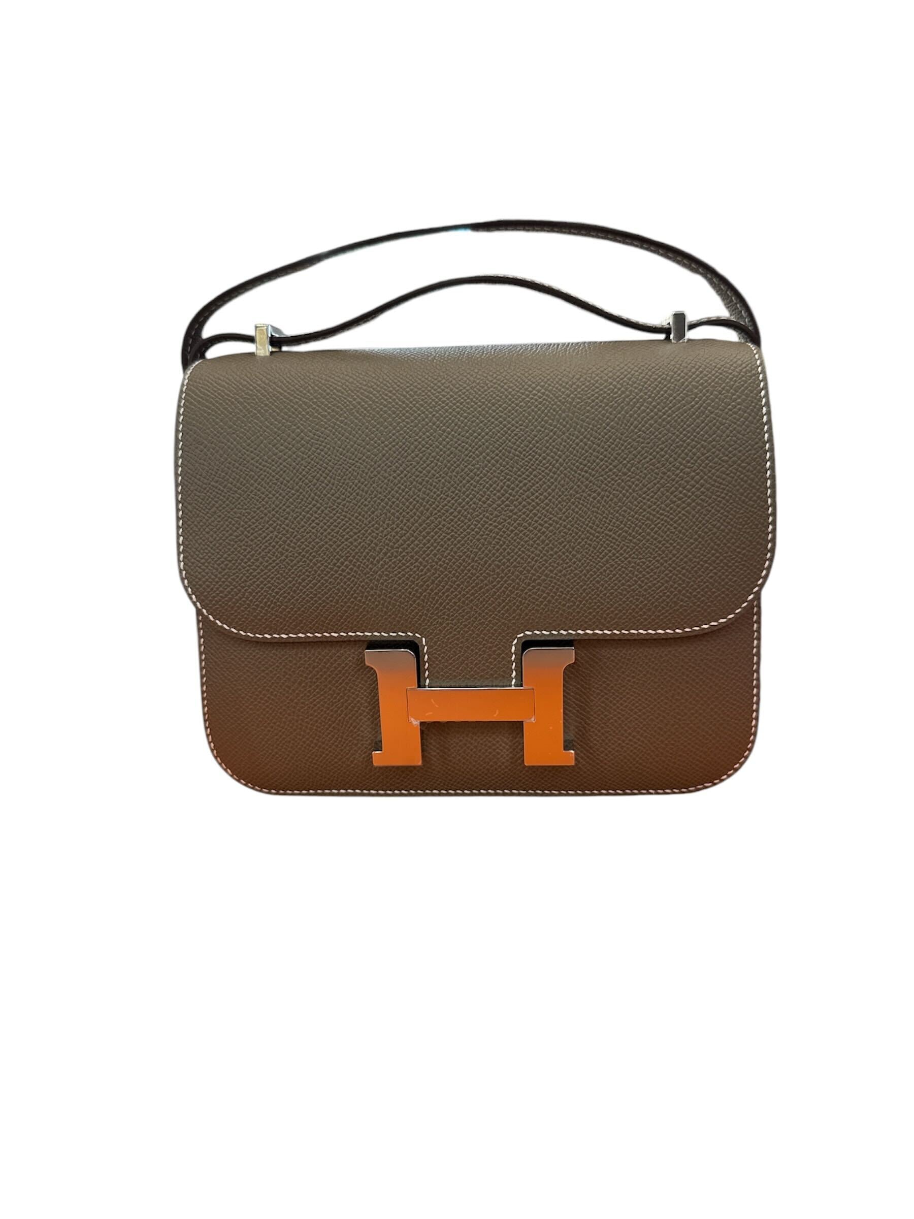 Hermès Constance 18 Epsom Etoupe Palladium Hardware