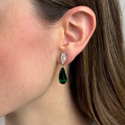 Imperial Emerald Drop Earrings