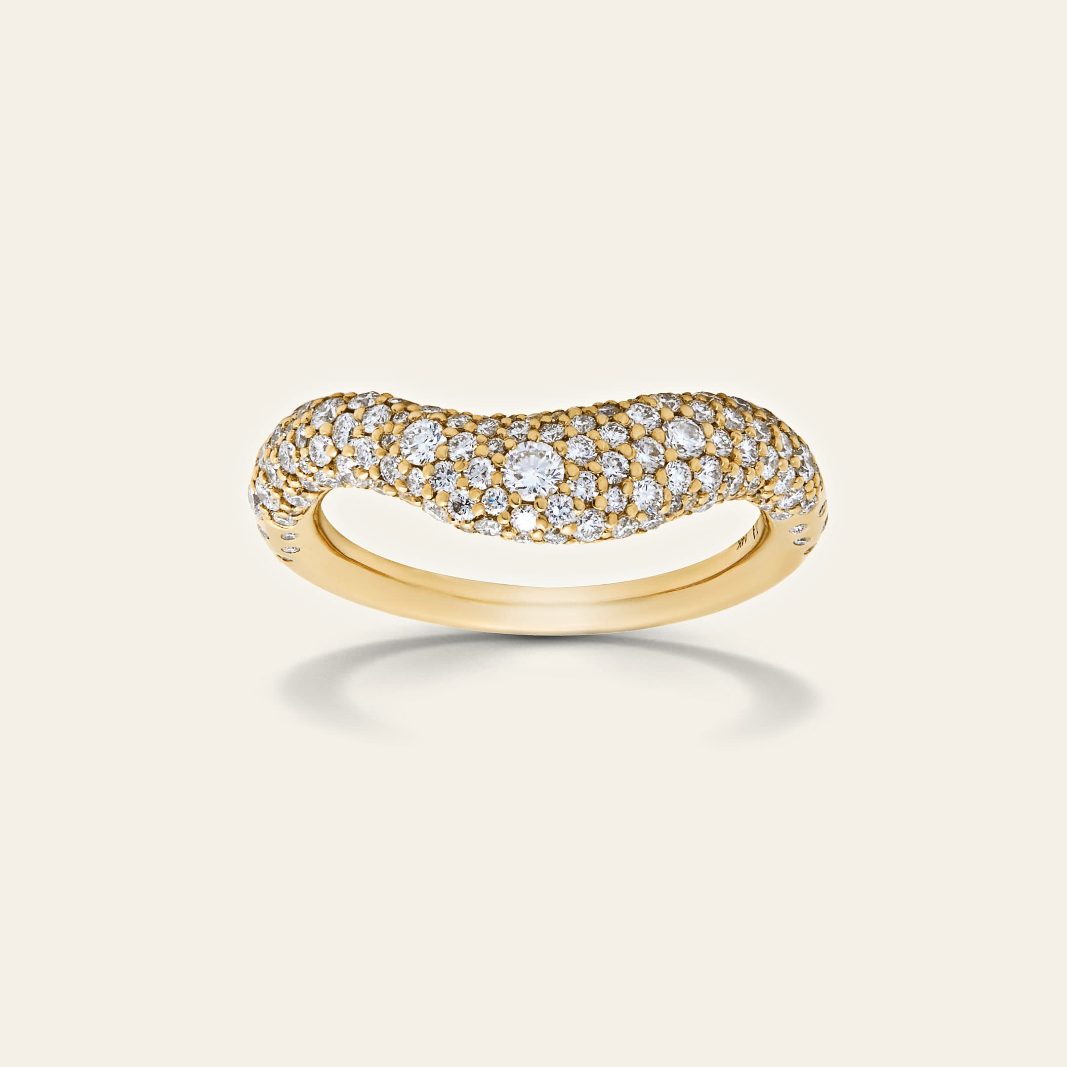 Isla Diamond Wave Ring