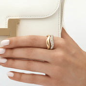 Isla Gold Wave Ring