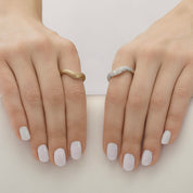 Isla Gold Wave Ring