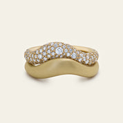 Isla Gold Wave Ring