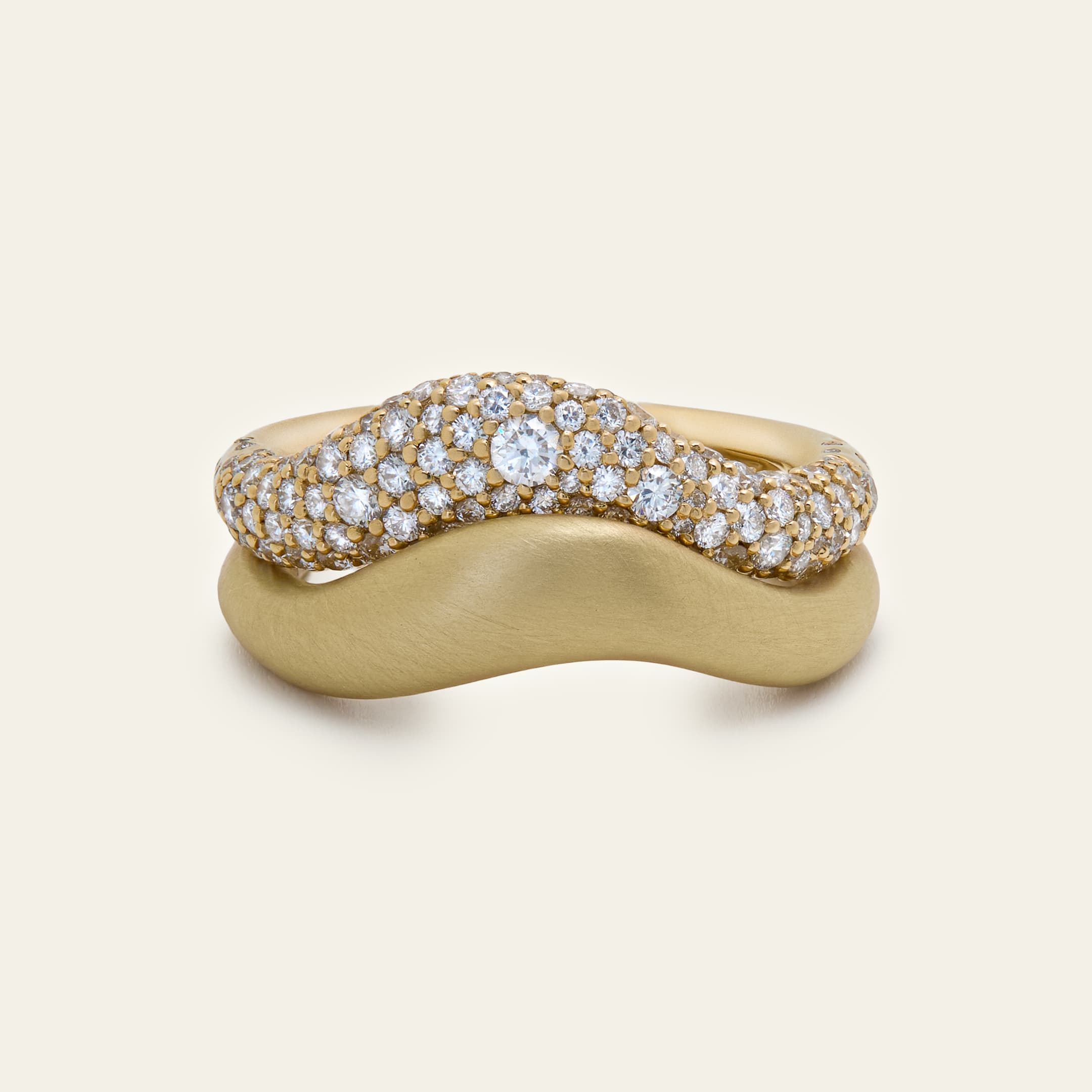 Isla Gold Wave Ring