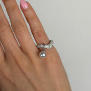 Isla Pearl Pinky Ring