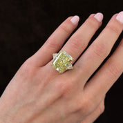 Jacob & Co. Fancy Intense Yellow Diamond Ring