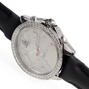 Jacob & Co. Five Time Zones JC-47WW 'Ladies' Stainless Steel Mother of Pearl Dial Diamond-Set
