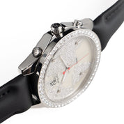 Jacob & Co. Five Time Zones JC-47WW 'Ladies' Stainless Steel Mother of Pearl Dial Diamond-Set
