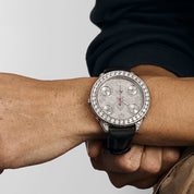 Jacob & Co. Five Time Zone Steel Diamond JCM-30