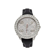 Luxury Watch Jacob & Co. Five Time Zone 40mm Steel Diamond Watch JCM-30 wrist aficionado