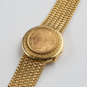 Jaeger-LeCoultre 4154 21 Yellow Gold Coin Malachite Secret Hours Dial Made For The Kingdom Of Saudi Arabia