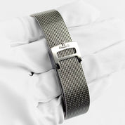 Jaeger-LeCoultre Reverso Q713312J Tribute Monoface Small Seconds White Gold Silver Dial Mesh Bracelet Limited Edition of 200