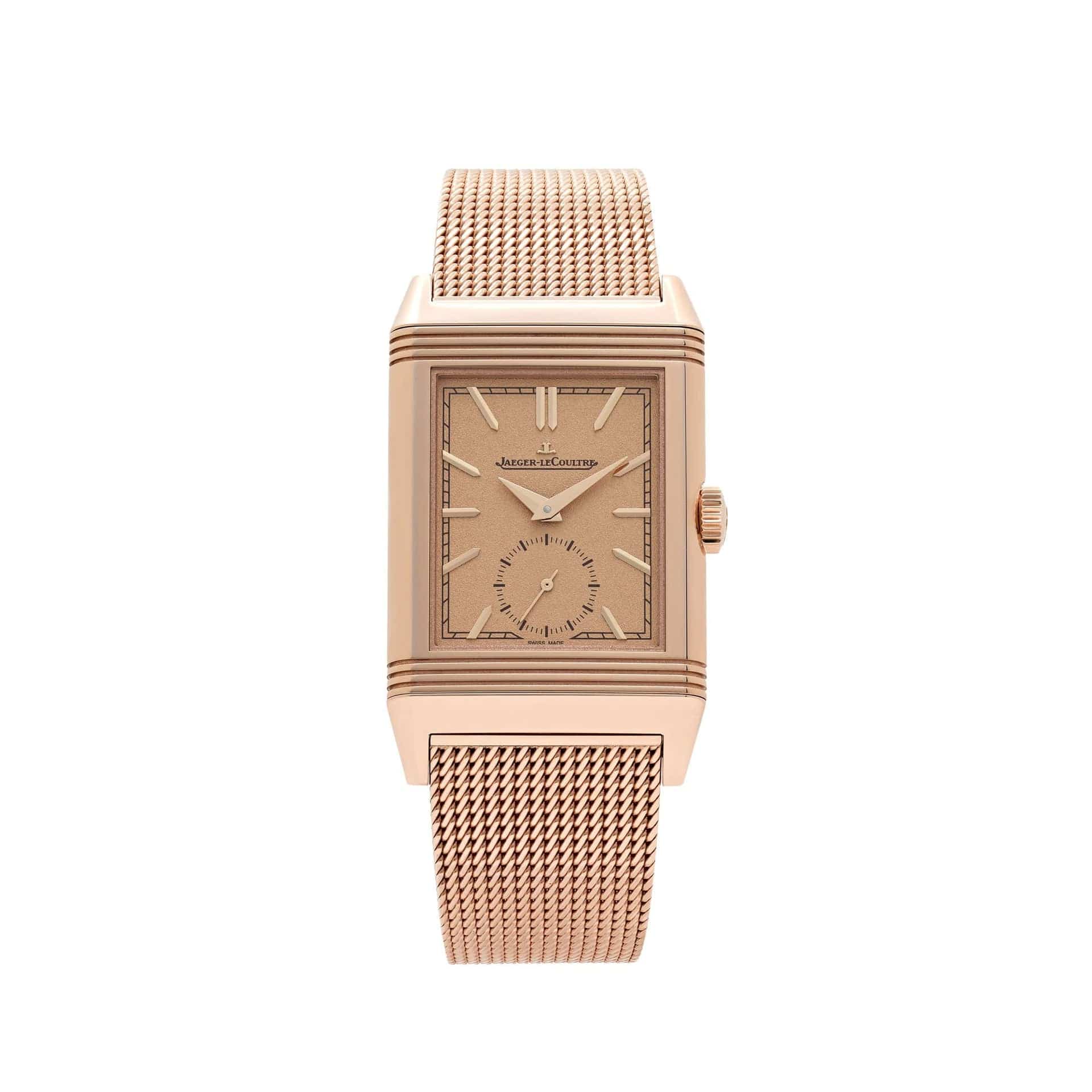 Jaeger-LeCoultre Reverso Tribute Q713216J Monoface Small Seconds Rose Gold Grained Rose Gold Dial (2025)