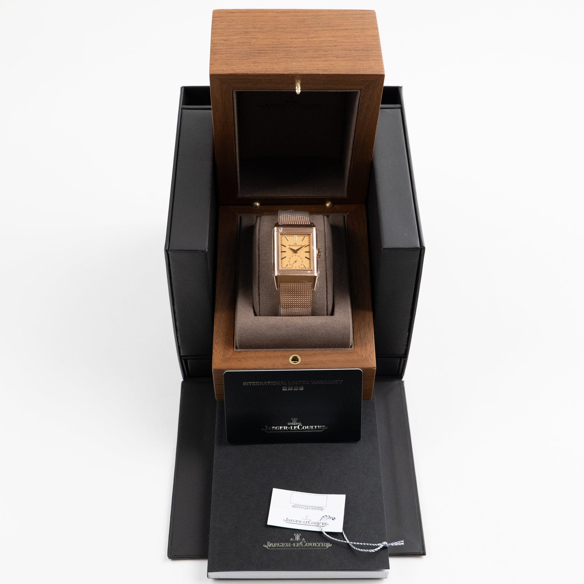 Jaeger-LeCoultre Reverso Tribute Q713216J Monoface Small Seconds Rose Gold Grained Rose Gold Dial (2025)