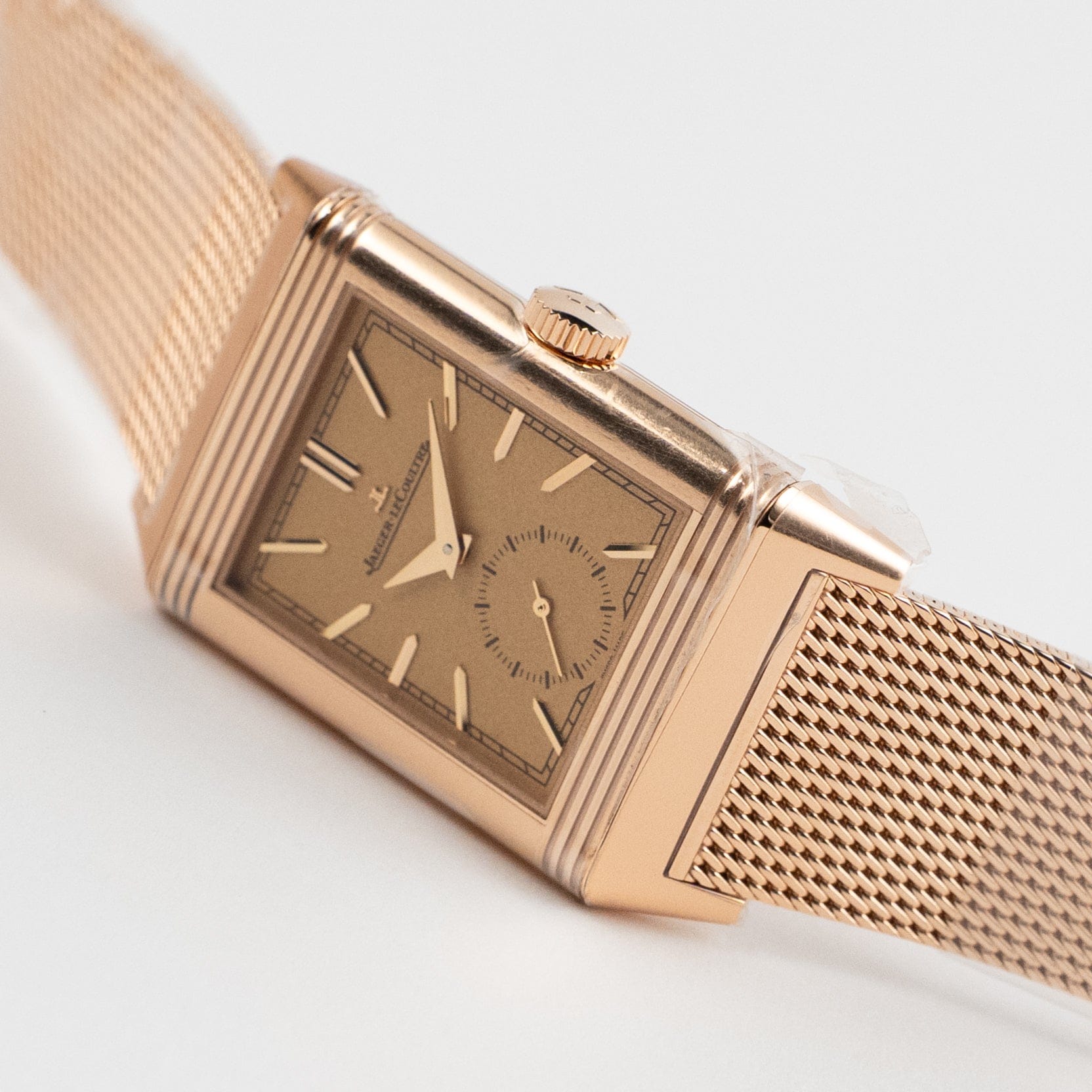 Jaeger-LeCoultre Reverso Tribute Q713216J Monoface Small Seconds Rose Gold Grained Rose Gold Dial (2025)
