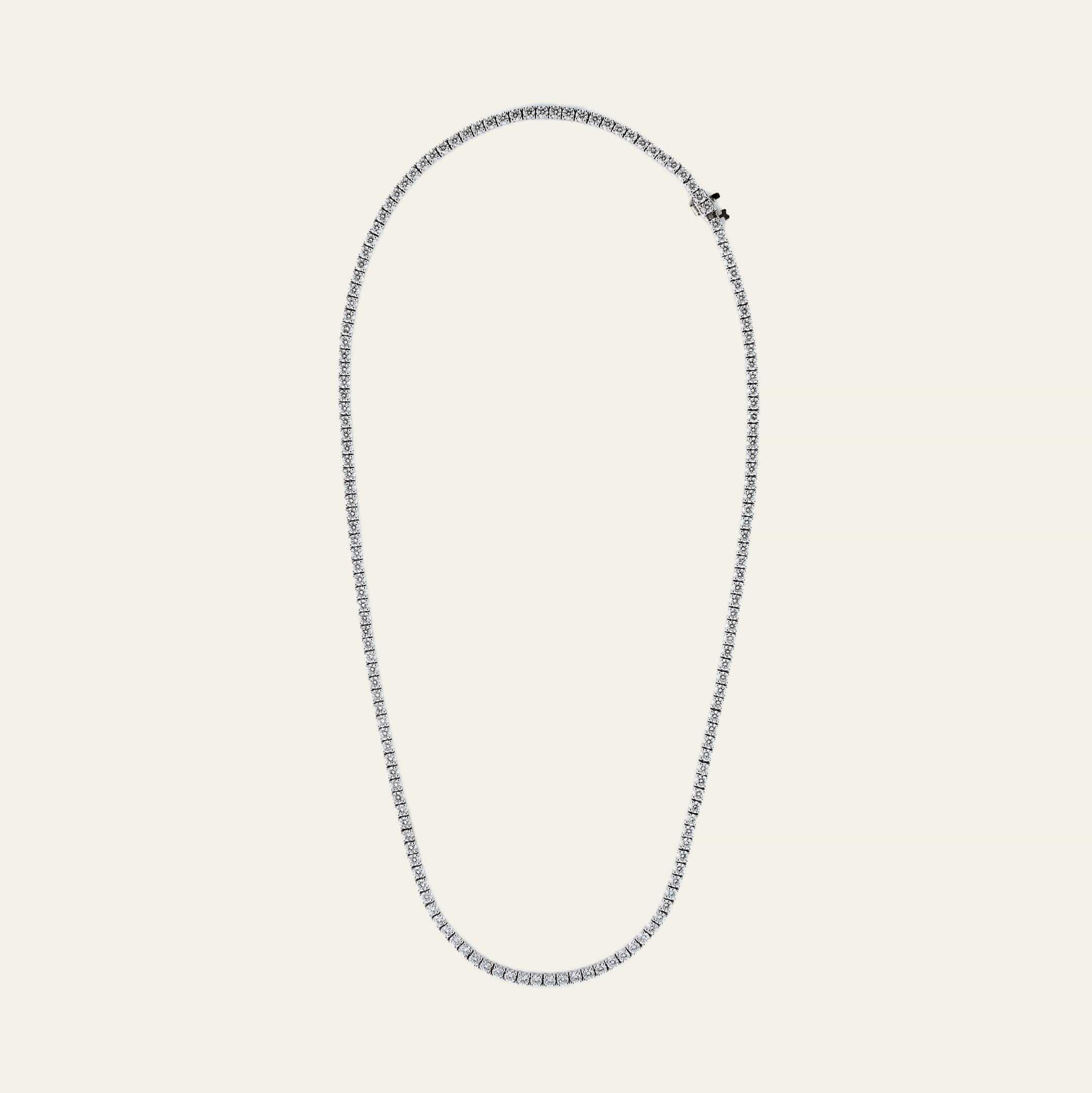 Lia 15.5 Carat Diamond Tennis Necklace