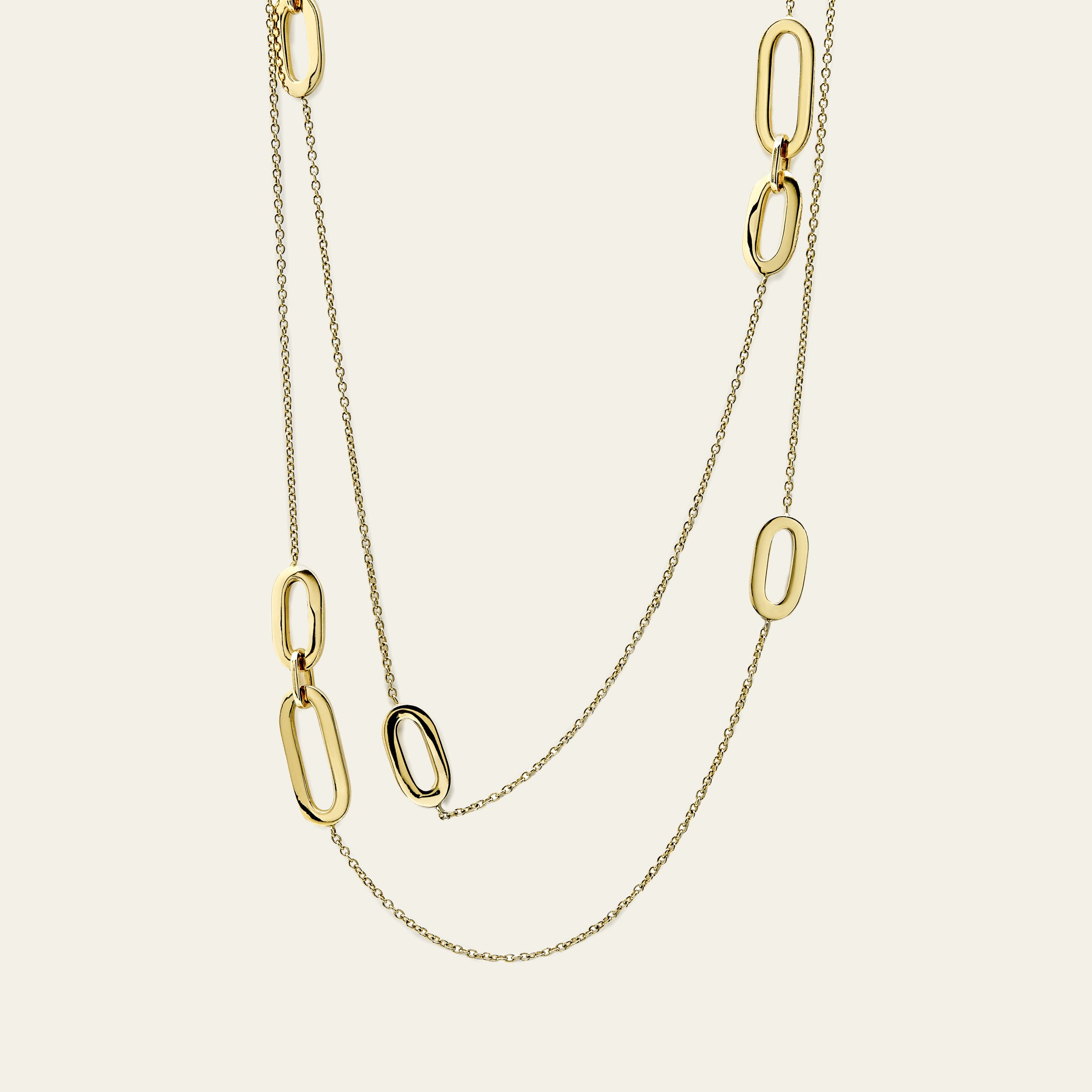 Long Gold Chain Necklace