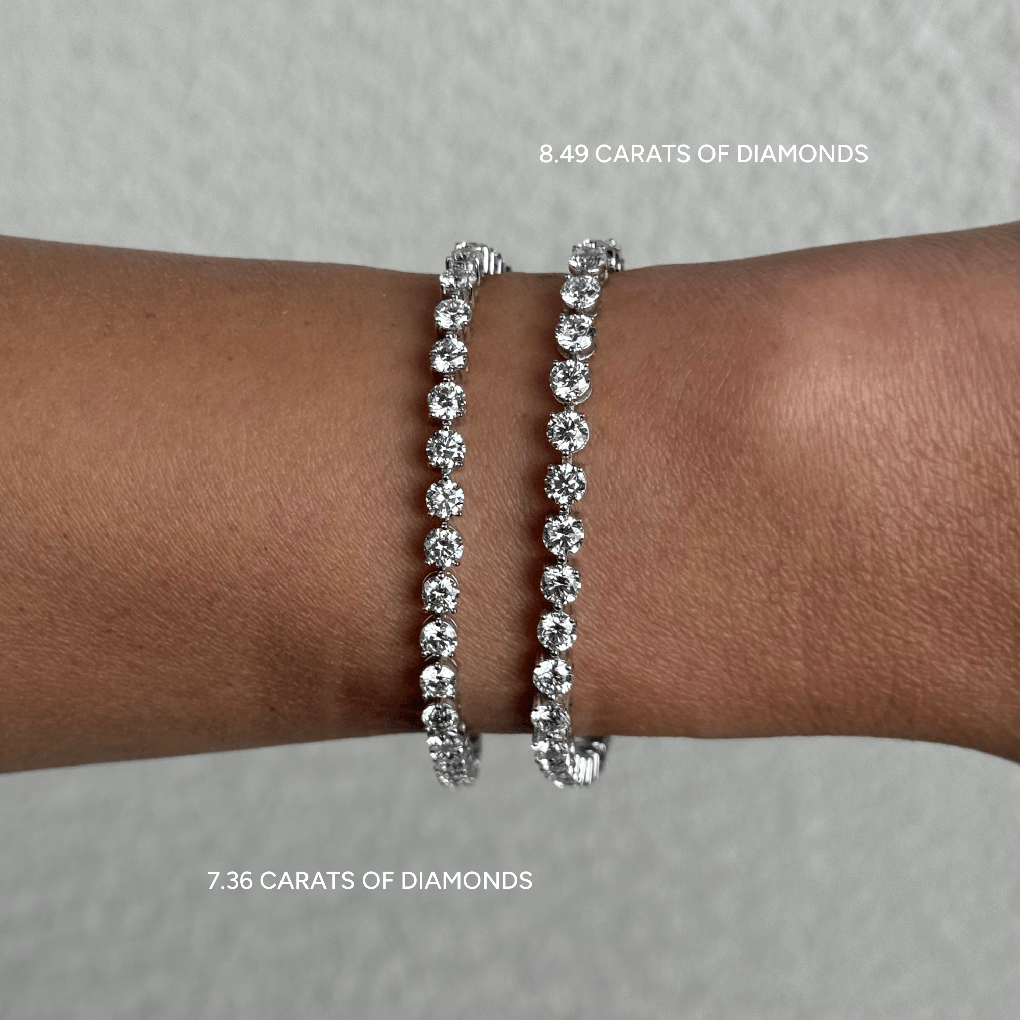 Luce 8.4 Carat Diamond Tennis Bracelet